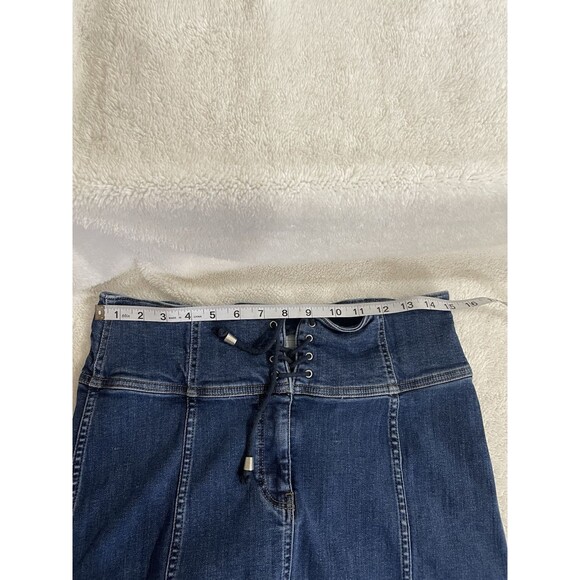 Free People Modern Femme Corset Stretch Skirt SZ 12 - Picture 6 of 7